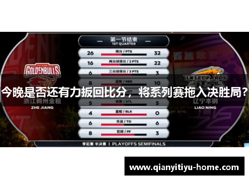 今晚是否还有力扳回比分，将系列赛拖入决胜局？